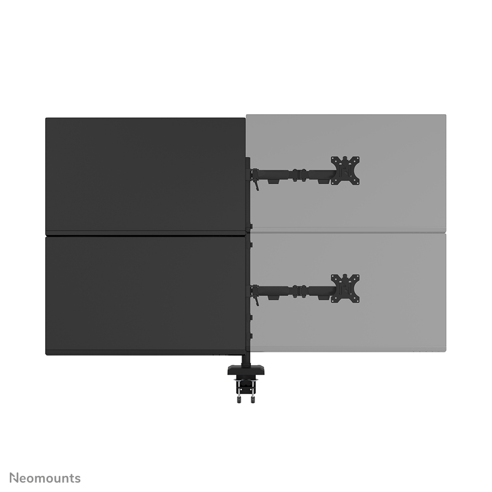 Neomounts DS60-600BL2-2 Soporte de monitor cuádruple 10-32"